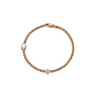Bracciale Fope Donna Eka in Oro Diamante 0.19 Ct 73001BX_PB_R_XBX_190 - 73001BX_PB_R_XBX_190